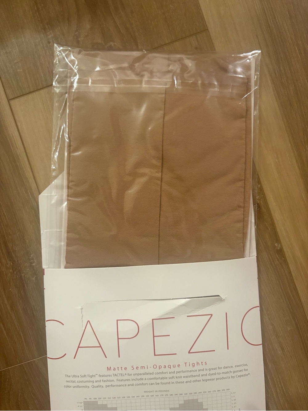 Capezio Ultra Soft Footed Tights - light suntan - Picture 4 of 5